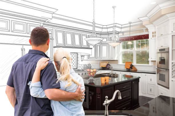 Professional Kitchen Island Installation technician working in Morton, PA